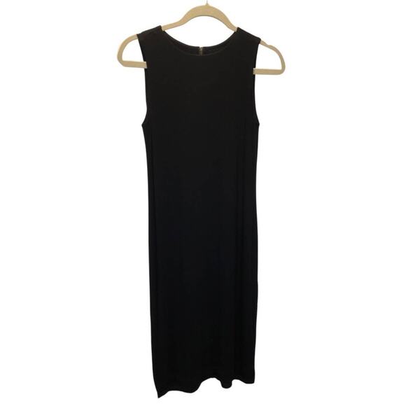 Adrienne Vittadini, Black Sleeveless Maxi Fitted Dress, XS - Picture 1 of 5